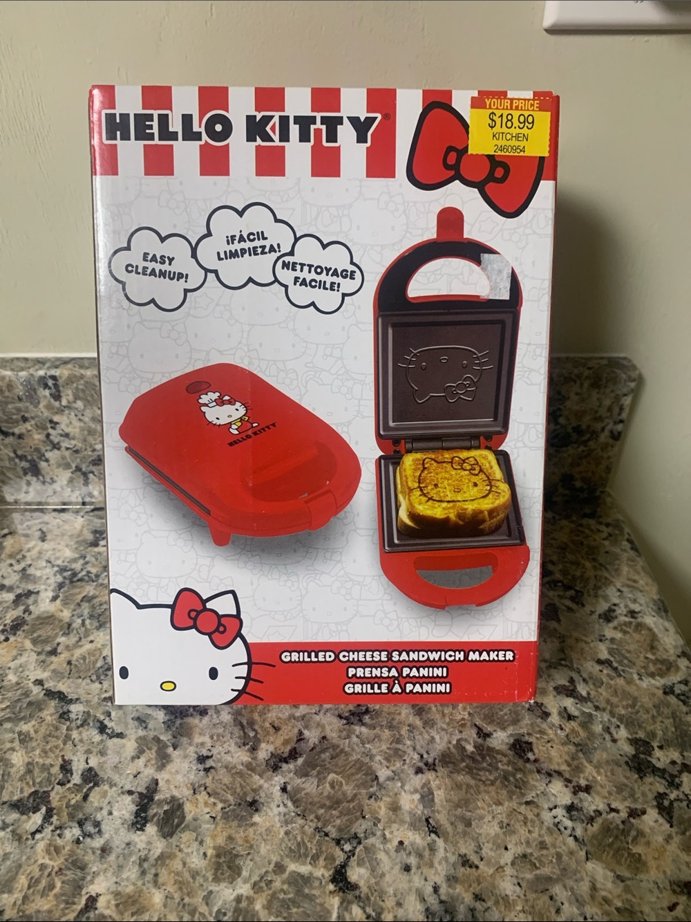 Hello Kitty Red Sandwich & Panini Maker